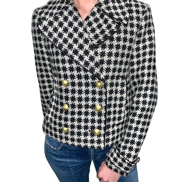 J.Crew Houndstooth Double Breasted Blazer Jacket - Picture 2 of 12